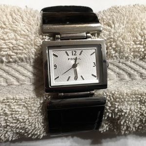 Fossil Watch with Leather Strap